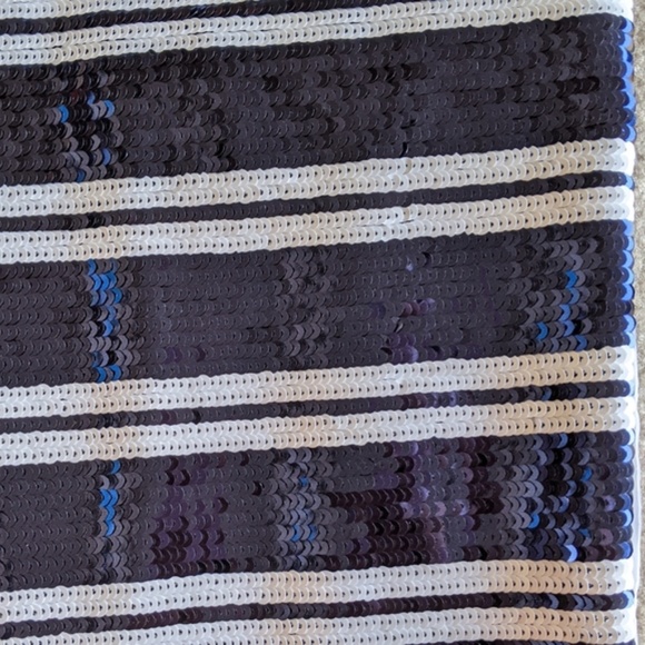 NWT J. Crew Pencil skirt in sequin stripe - Picture 2 of 6